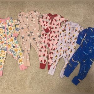 Hanna andersson zipper pajamas